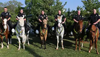 Horse Patrol group photo, 2017