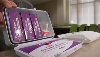 an open ONEbox kit on a table