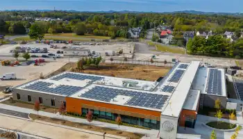 Drone photo of SE Precinct