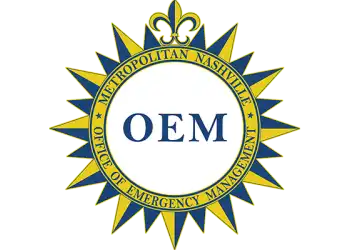 Nashville Office of Emergency Management blue and gold logo