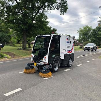 Metro Water Services Street Cleaner Vehicle