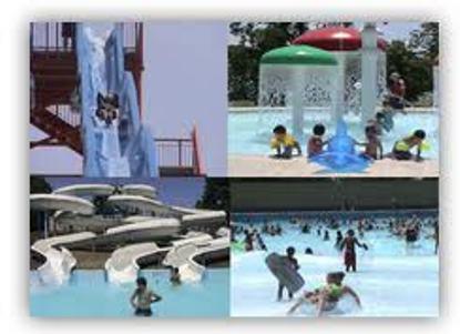 collage of guests enjoying Wave Country