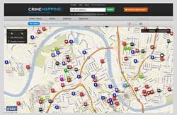 Image showing Crime Map interface