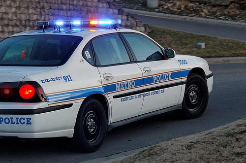 Police Car From the Back