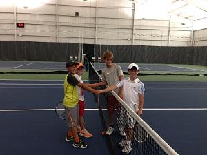 Tournament photo boys shaking hands