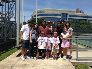Tournament photo families and players