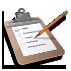 Clipboard and Checklist