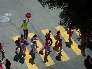 Overhead School Crossing