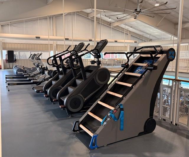 Picture of Jacobs Ladder and Stairmaster cardio equipment at Centennial Sportsplex.
