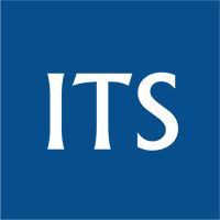 ITS Logo - White "ITS" text on blue square background.