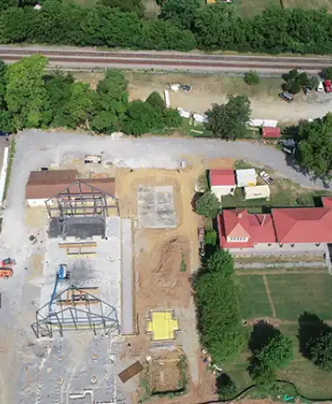 Madison Station Boulevard construction photo, July 8, 2021