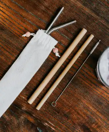 Reusable straw kit