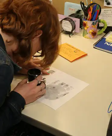 Manual comparison of fingerprints