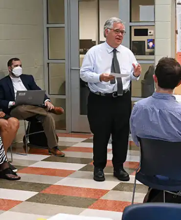 2022 Participatory Budgeting session (Mayor Cooper speaking)