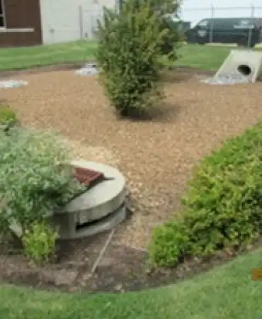Large commecial basin (bioretention example)